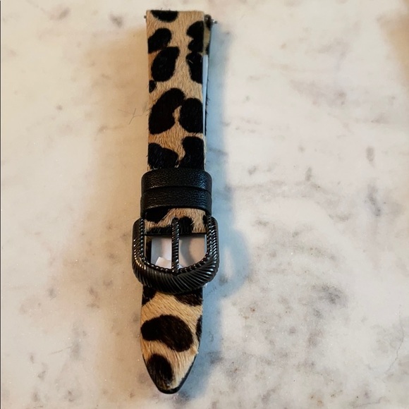 Judith Ripka Accessories - Judith Ripka Hair Calf Leather Watch Band NEW